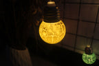 Led Lights Cracked Bulbs  String Of Festive Decorations