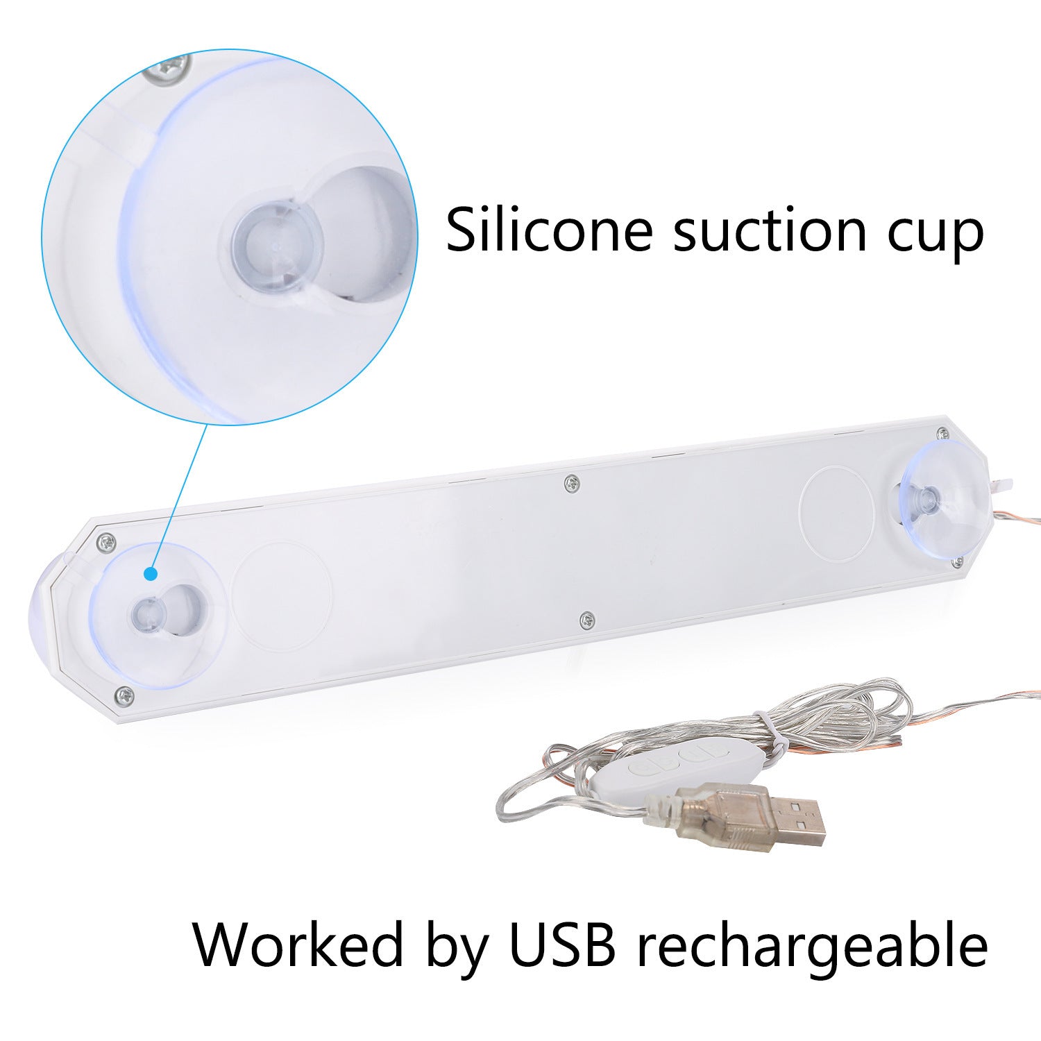 Portable Makeup Light Five Bulbs Mirror Headlight Led Fill