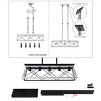 5 Lamps Farmhouse Chandelier Dining Room White - No Bulbs Unavailable Platform- Temu